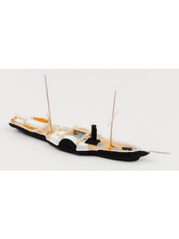 Hai 552 Austro-Hungarian Aviso Stadium with Painted Deck 1850 1/1250 Scale Model