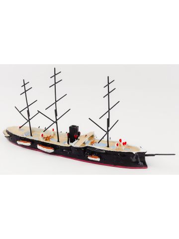 Hai 473 Austro-Hungarian Armored Vessel Lissa Painted Deck 1/1250 Scale Model