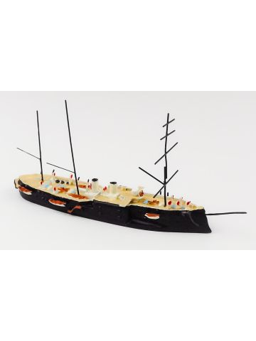 Hai 479 Austro-Hungarian Armored Vessel Custoza Painted Deck 1/1250 Scale Model