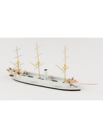 Hai 699 Austro-Hungarian Armoured Corvette Fasana 1871 1/1250 Scale Model Ship