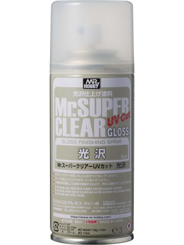 GSI Creos Mr. Hobby B522 Mr Super Clear UV Cut Gloss Spray Can