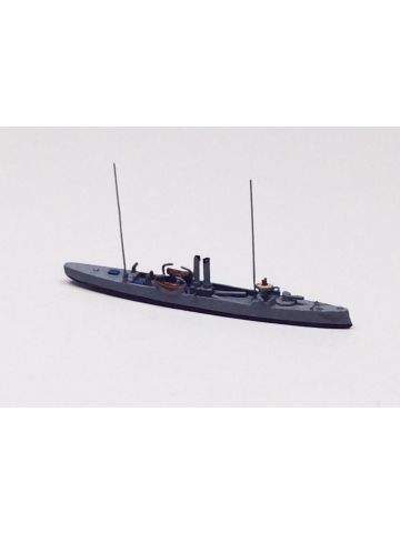 Hai 784 British Gunboat Spider 1888 1/1250 Scale Model Ship