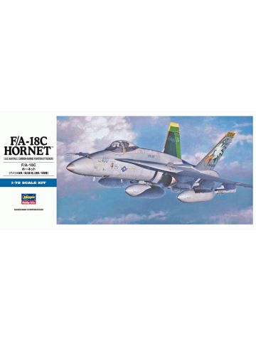 Hasegawa 00438 McDonnell Douglas F/A-18C Hornet 1/72 Scale Plastic Model Kit