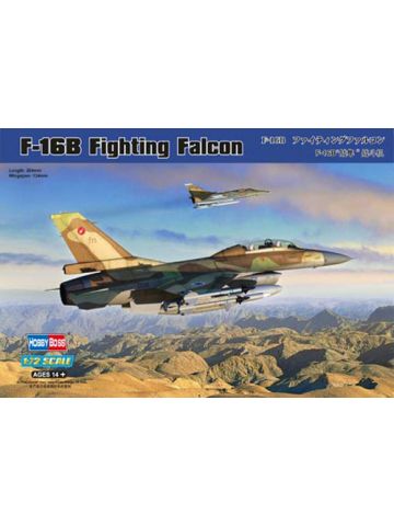 HobbyBoss 80273 Lockheed-Martin F-16B Fighting Falcon 1/72 Scale Model Kit