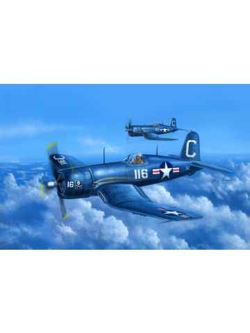 HobbyBoss 80386 Vought F4U-4 Corsair Early Version 1/48 Scale Plastic Model Kit