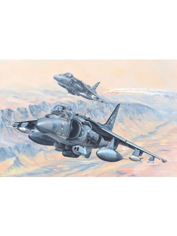 HobbyBoss 81804 McDonnell Douglas AV-8B Harrier II 1/18 Scale Plastic Model Kit