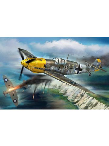 HobbyBoss 81809 Messerschmitt Bf109E September 1940 1/18 Scale Plastic Model Kit
