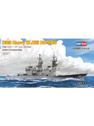 HobbyBoss 82506 US Destroyer Harry W Hill DD-986 1/1250 Scale Plastic Model Kit