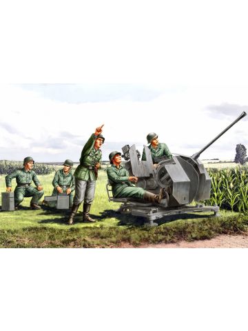 HobbyBoss 84412 20mm Flak38 Figure Set 1/35 Scale Model Figures Kit