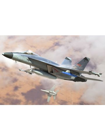 HobbyBoss 85818 F/A-18E Super Hornet US Navy VFC-12 1/48 Scale Plastic Model Kit