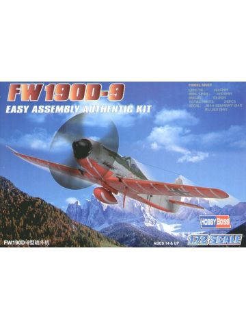 HobbyBoss 80228 Focke-Wulf Fw190D-9 1/72 Scale Plastic Model Kit
