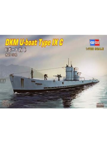 HobbyBoss 87007 German Submarine Type IX C 1/700 Scale Plastic Model Kit