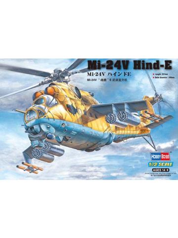 HobbyBoss 87220 Mi-24V Hind E 1/72 Scale Plastic Model Kit