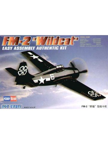 HobbyBoss 80222 Grumman FM-2 Wildcat 1/72 Scale Plastic Model Kit