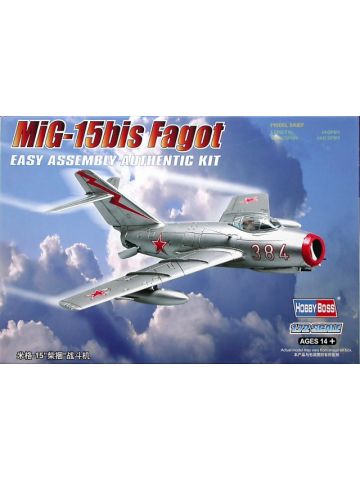 HobbyBoss 80263 Mikoyan-Gurevich MiG-15Bis 1/72 Scale Plastic Model Kit