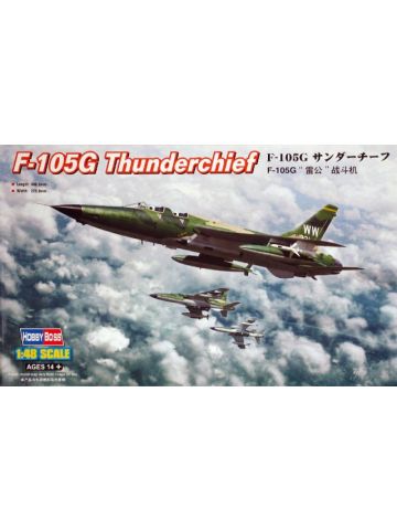 HobbyBoss 80333 Republic F-105G Thunderchief 1/48 Scale Plastic Model Kit