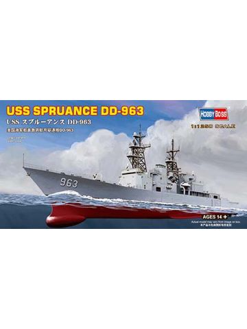 HobbyBoss 82504 US Destroyer Spruance 1/1250 Scale Plastic Model Kit