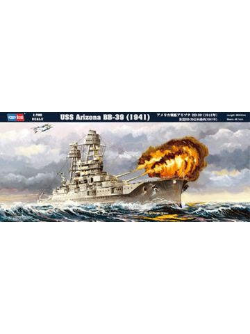 HobbyBoss 83401 US Battleship Arizona Pearl Harbor 1/700 Scale Plastic Model Kit
