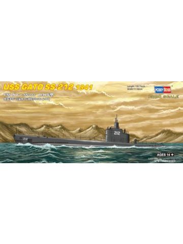 HobbyBoss 87012 US Submarine Gato SS-212 1/700 Scale Plastic Model Kit