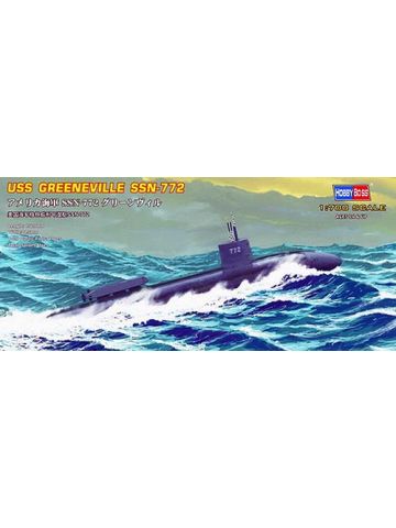 HobbyBoss 87016 US Submarine Greeneville SSN-772 1/700 Scale Plastic Model Kit