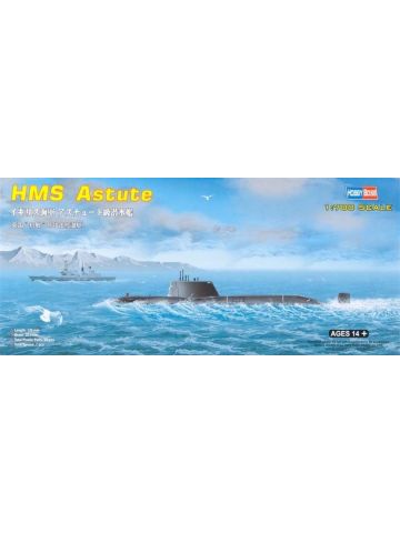 HobbyBoss 87022 British Submarine Astute 1/700 Scale Plastic Model Kit