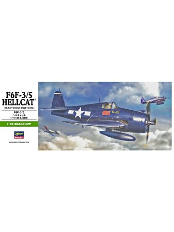 Hasegawa 00241 Grumman F6F-3/5 Hellcat 1/72 Scale Plastic Model Kit