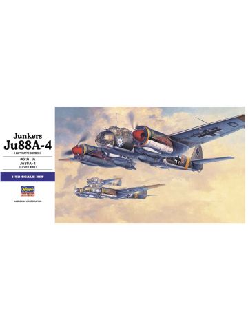 Hasegawa 00555 Junkers Ju88A-4 1/72 Scale Plastic Model Kit