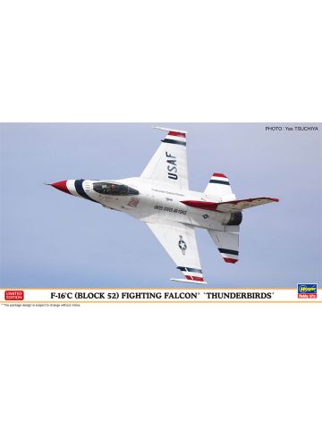 Hasegawa 02495 F-16C (Block 52) 'Thunderbirds' 1/72 Scale Plastic Model Kit