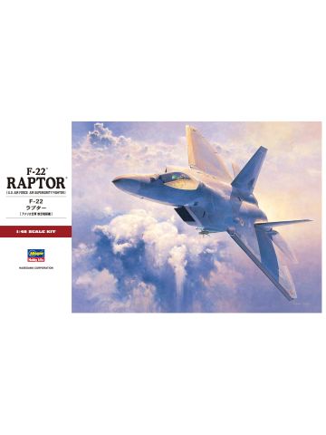 Hasegawa 07245 Lockheed Martin F-22 Raptor 1/48 Scale Plastic Model Kit