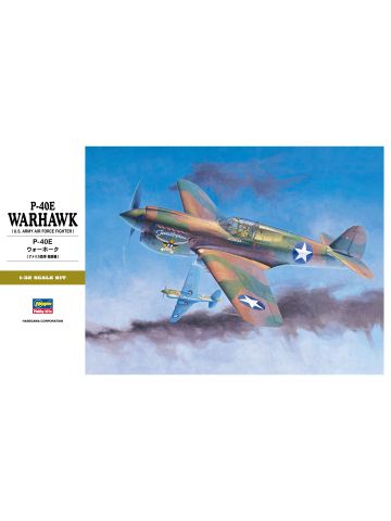 Hasegawa 08879 Curtiss P-40E Warhawk 1/32 Scale Plastic Model Kit