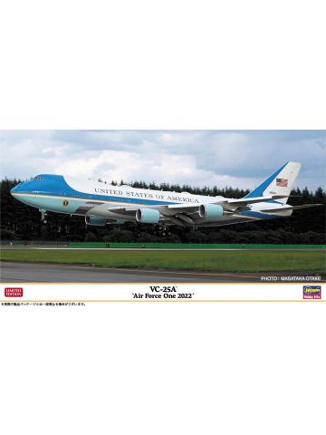 Hasegawa 10852 Boeing VC-25A 'Air Force One 2022' 1/200 Scale Plastic Model Kit