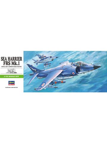 Hasegawa 00235 Sea Harrier FRS Mk.1 1/72 Scale Plastic Model Kit