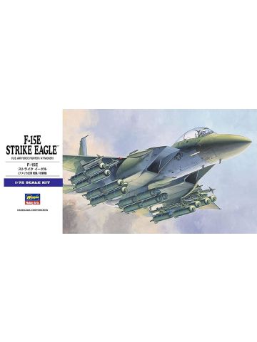 Hasegawa 00540 F-15E Strike Eagle 1/72 Scale Plastic Model Kit