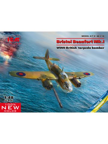 ICM 48310 Bristol Beaufort Mk.I 1/48 Scale Plastic Model Kit