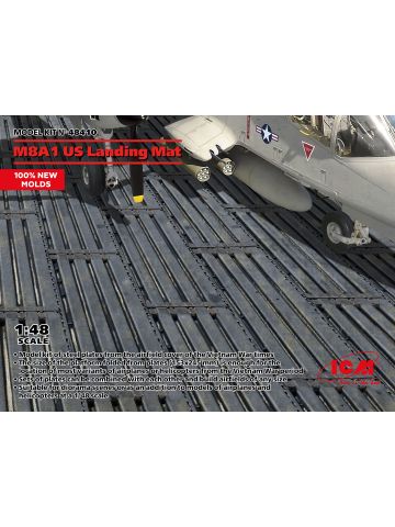 ICM 48410 M8A1 US Landing Mat 6 X 9.65 in (153 X 245 mm) 1/48 Scale