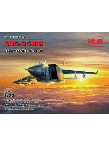 ICM 72175 Mikoyan-Gurevich MiG-25 BM 1/72 Scale Plastic Model Kit