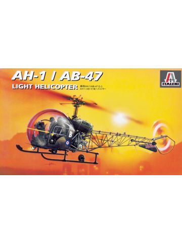 Italeri 0095 Bell AH-1/AB-47 1/72 Scale Plastic Model Kit