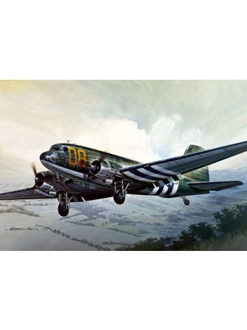 Italeri 0127 C-47 Skytrain 1/72 Scale Plastic Model Kit USAAF & RAF Markings