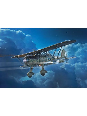 Italeri 1485 Fiat Cr.42 Cn Falco Night Fighter 1/72 Scale Plastic Model Kit