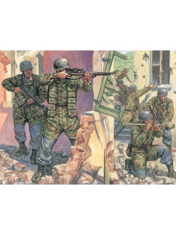 Italeri 6045 WWII German Paratroopers 1/72 Scale Plastic Model Figures Kit