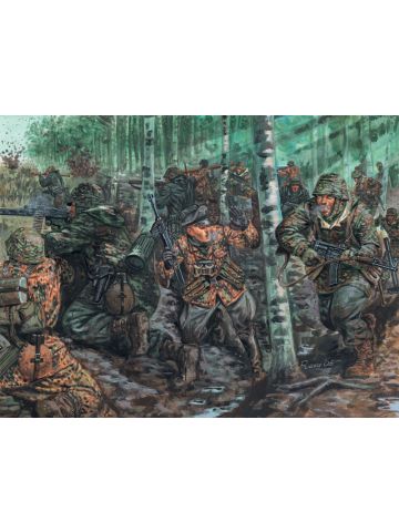 Italeri 6068 WWII German Elite Troops 1/72 Scale Plastic Model Figures