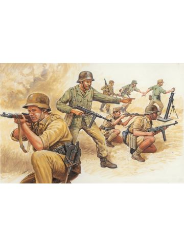 Italeri 6076 WWI German Afrika Corps 1/72 Scale Plastic Model Figures Kit