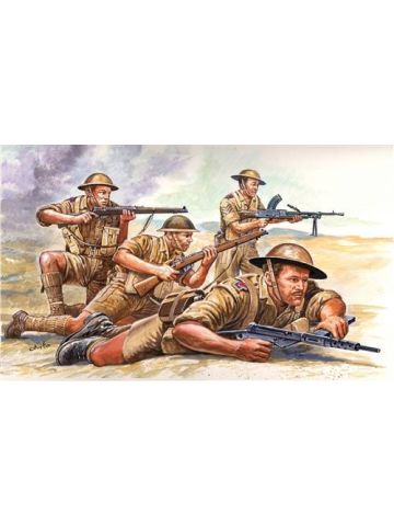 Italeri 6077 WWII British 8th Army 1/72 Scale Plastic Model Figures Kit