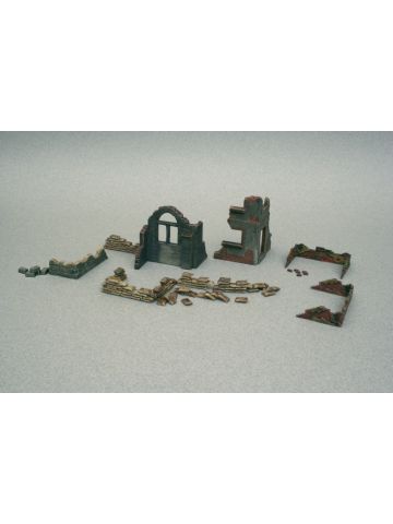 Italeri 6087 World War II Walls & Ruins 1/72 Scale Diorama Accessory Kit