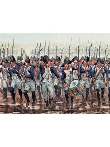 Italeri 6092 Napoleonic Wars French Infantry 1798-1805 1/72 Scale Model Figures