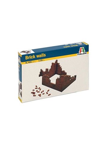 Italeri 0405 Brick Walls for Dioramas 1/35 Scale Plastic Model Kit