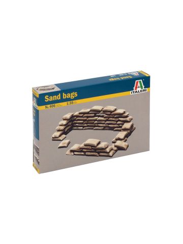 Italeri 0406 Sandbags 1/35 Scale Plastic Model Kit
