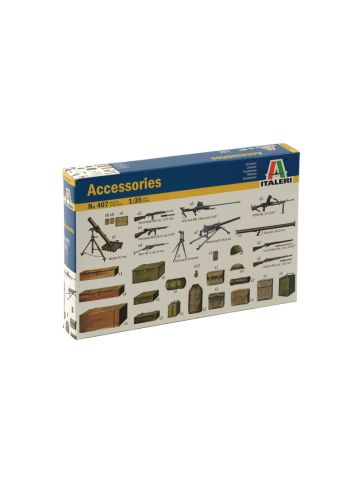Italeri 0407 WWII Diorama Accessories 1/35 Scale Plastic Model Kit