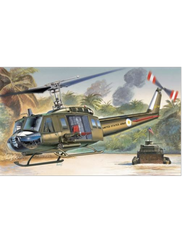Italeri 1247 Bell UH-1D Iroquois with 4 Different Markings 1/72 Scale Model Kit