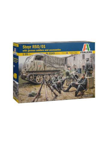 Italeri 6549 Steyr RSO/01 with Soldiers & Accessories 1/35 Scale Model Kit